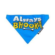 Always Bhooka Printed Dog Bandana Scarf | (S)