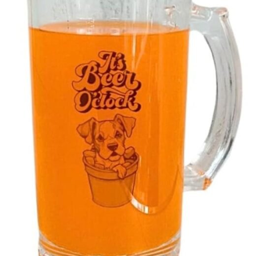 Transparent Beer Mug | It’s Beer O’Clock