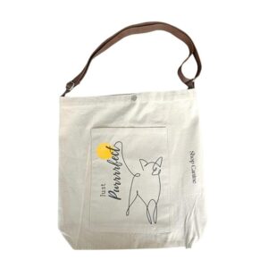 Canvas Tote Bags | Eco-friendly I Washable I Strong I Stylish I Nylon adjustable strap I College students I Shopping bag