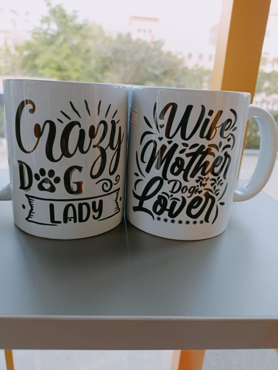 Coffee Mugs for Dog Lovers I Dog Moms I Gifts for Mothers, Wife, Women I Office GiftsI Bday Gift I Crazy Dog Lady I Wife Mother Dog Lover (300ml) - Image 2