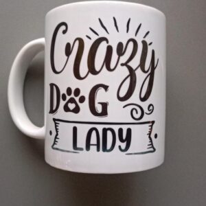 Mugs for Dog Lovers I Dog Moms I Gifts for Mothers, Wife, Women I Office Gifts I Bday Gift I Crazy Dog Lady (300ml)