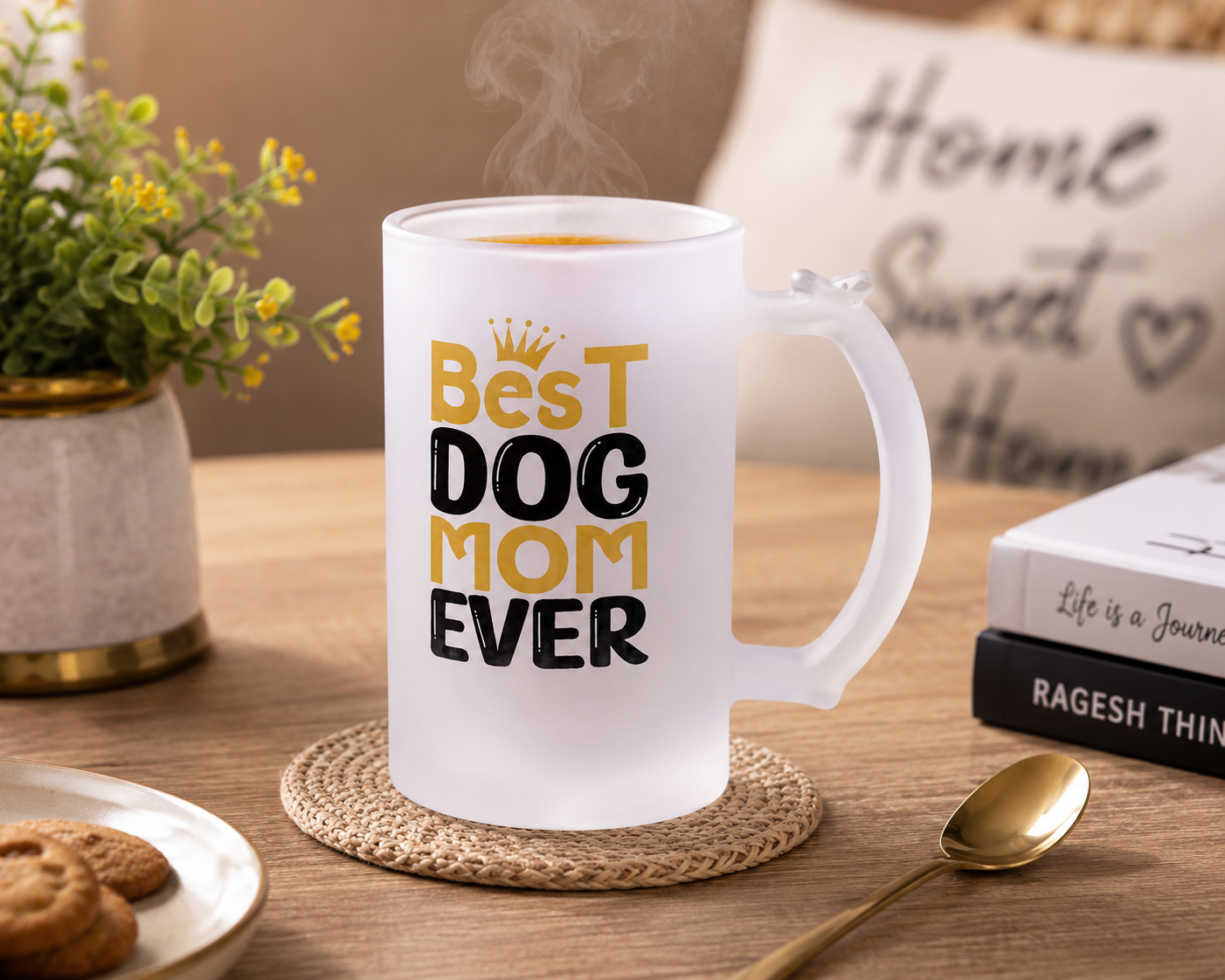Coffee Mugs for Dog Lovers I Dog Moms I Gifts for Mothers I Office GiftsI Bday Gift I Wife Mother Dog Lover I Cat Lovers I Did U Just Say Break Time (300ml) - Image 6